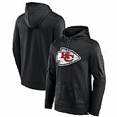Men's Kansas City Chiefs Black On The Ball Pullover Hoodie,baseball caps,new era cap wholesale,wholesale hats